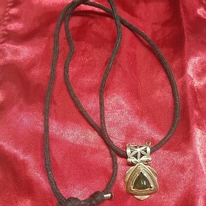 NWOT BOHO JADE PENDANT by Cirello Metalsmiths